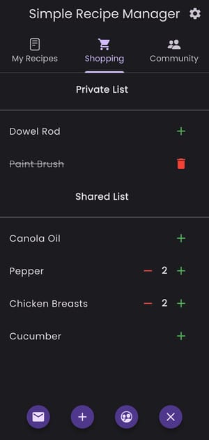Grocery List