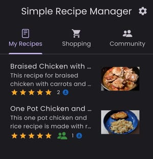 Recipe Filter